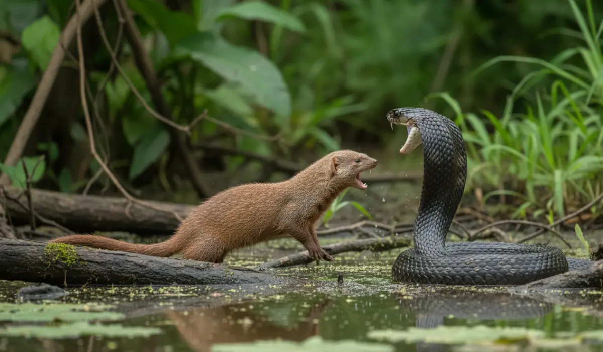 Mongoose Vs King Cobra